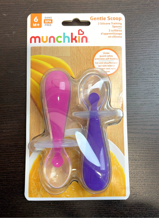 used Munchkin Gentle Scoop Silicone Training Spoons