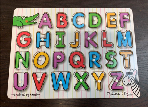used Melissa & Doug Lift & See Peg Puzzle