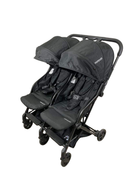 secondhand Mompush Lithe Double Stroller, 2023, Black