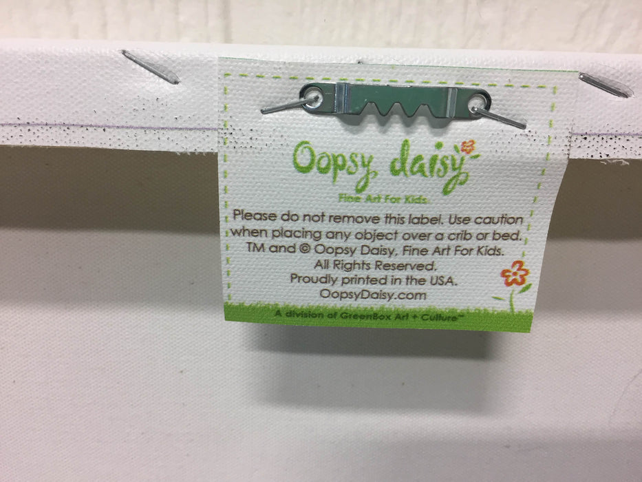 secondhand Oopsy Daisy Very Hungry Caterpillar Canvas