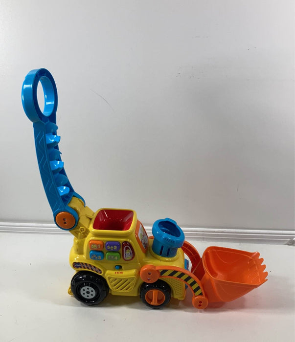 secondhand VTech Pop-A-Balls Push And Pop Bulldozer