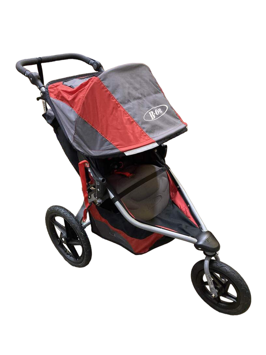 used BOB Revolution Flex Single Jogging Stroller, 2016, red