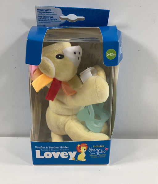 used Dr. Brown's Lovey Pacifier and Teether Holder, Lion