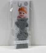 Shop Baby Bling Shabby Knot Headband, Grey at GoodBuy Gear