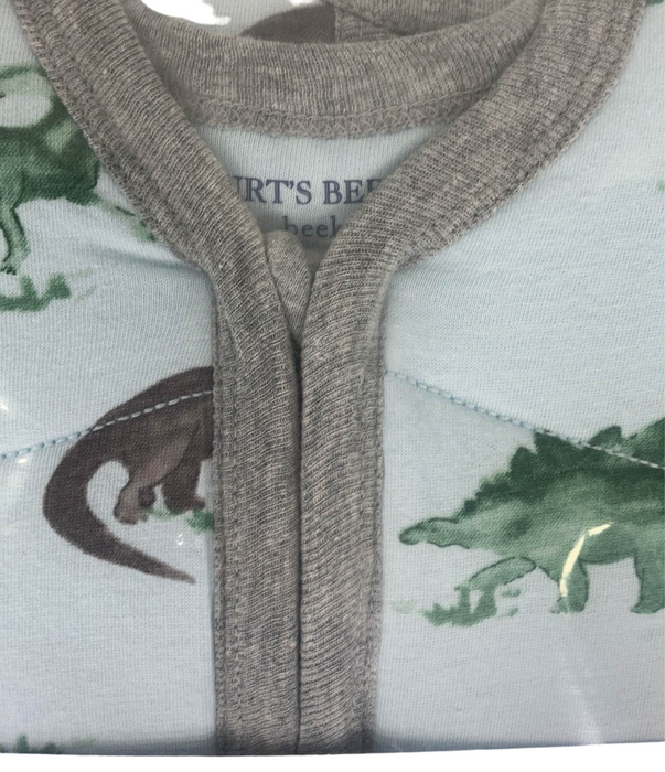 secondhand Burt's Bees Baby Beekeeper Wearable Blanket, Small, 1.5 TOG (Medium Weight), Green Dinosaurs