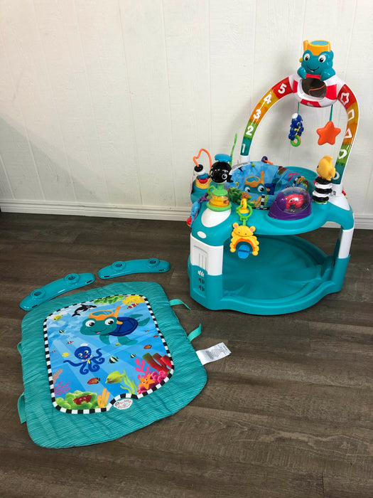 used Baby Einstein 2-in-1 Lights & Sea Activity Gym & Saucer