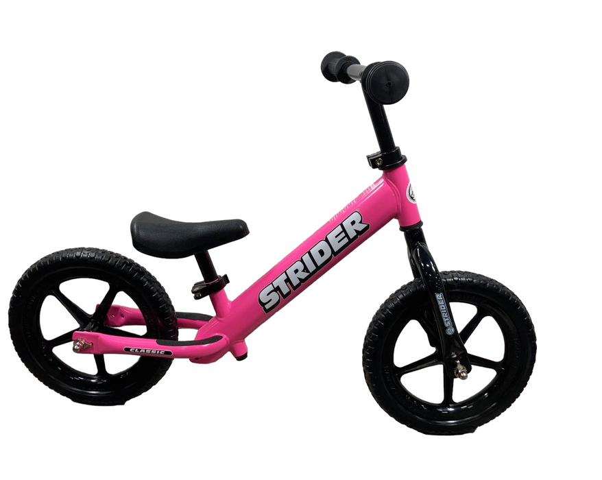 Strider Balance Bike 12” Classic, Pink