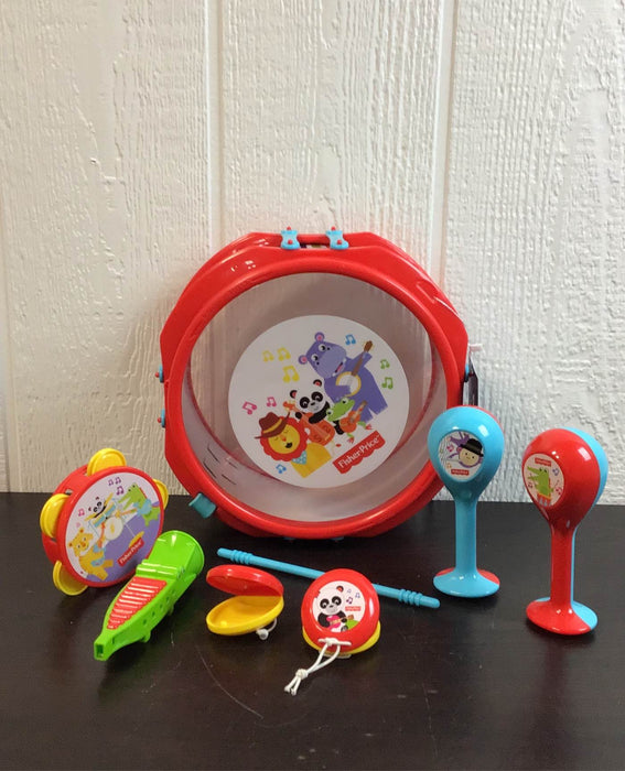 used Fisher Price Rainforest Musical Band Drum Set