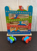 used Melissa & Doug Roll And Ring Ramp Tower