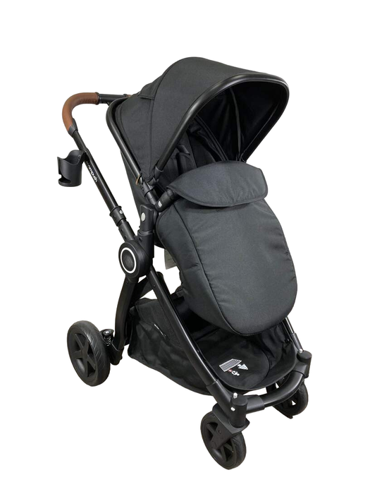 used Mompush Ultimate 2 Baby Stroller, Black with Black Frame, 2022