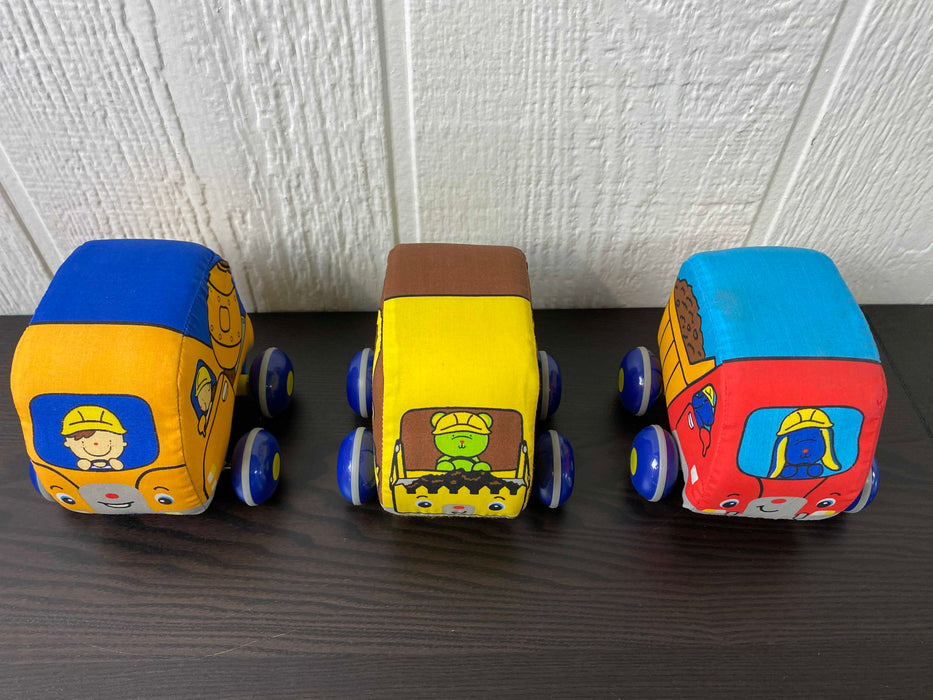 secondhand Melissa & Doug K’s Kids Pull-Back Vehicle Set