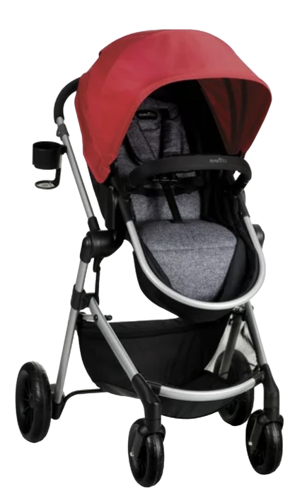 used Evenflo Pivot Modular Stroller, Salsa Red, 2017