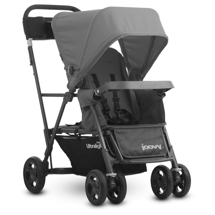 used Joovy Caboose Ultralight Graphite Stroller, Charcoal, 2021