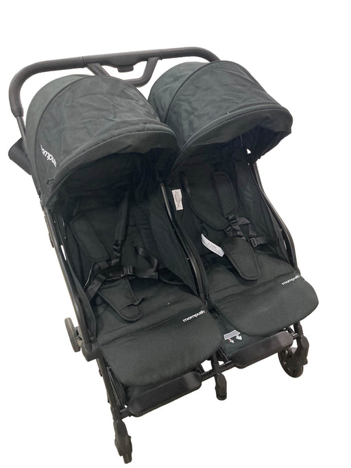 used Mompush Lithe Double Stroller, Black, 2021