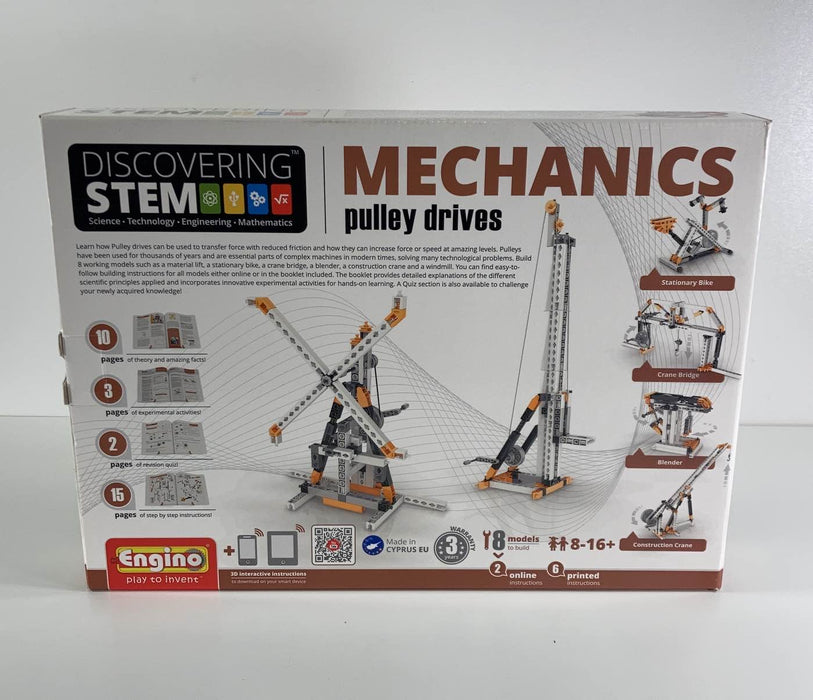 used Engino Stem Mechanics Pulley Drives