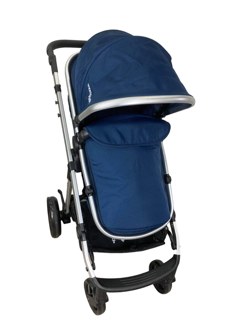 used Mompush Meteor 2 Stroller, Navy Blue, 2022