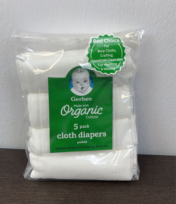 secondhand Gerber Cloth Diapers, Organic