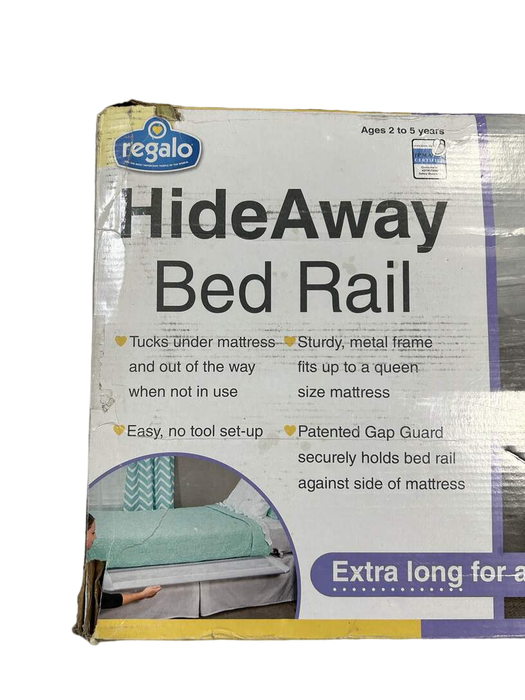 secondhand Regalo Hide-Away Bed Rail, Extra Long