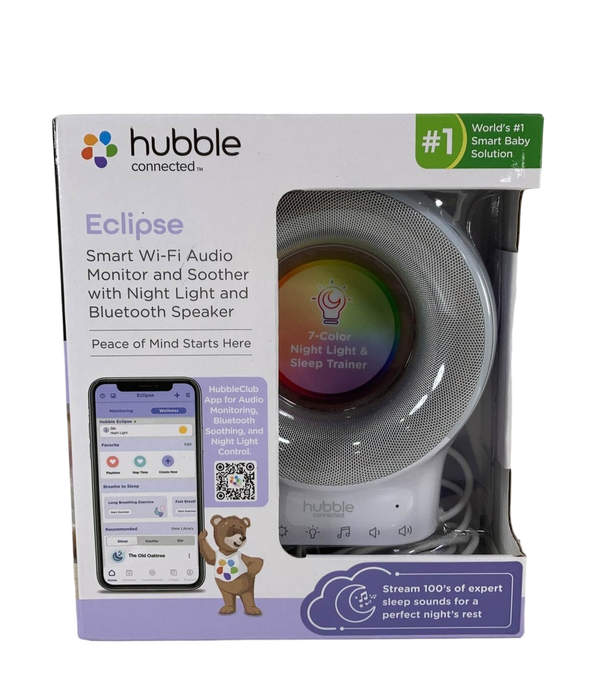 used Hubble Connected Eclipse+ Portable Soother