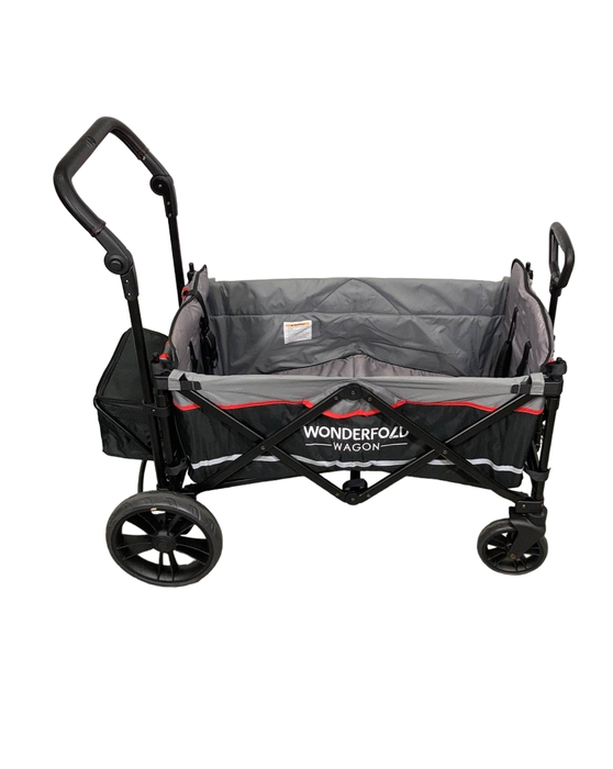 secondhand Wonderfold X2 Push + Pull Double Stroller Wagon, 2021, Black