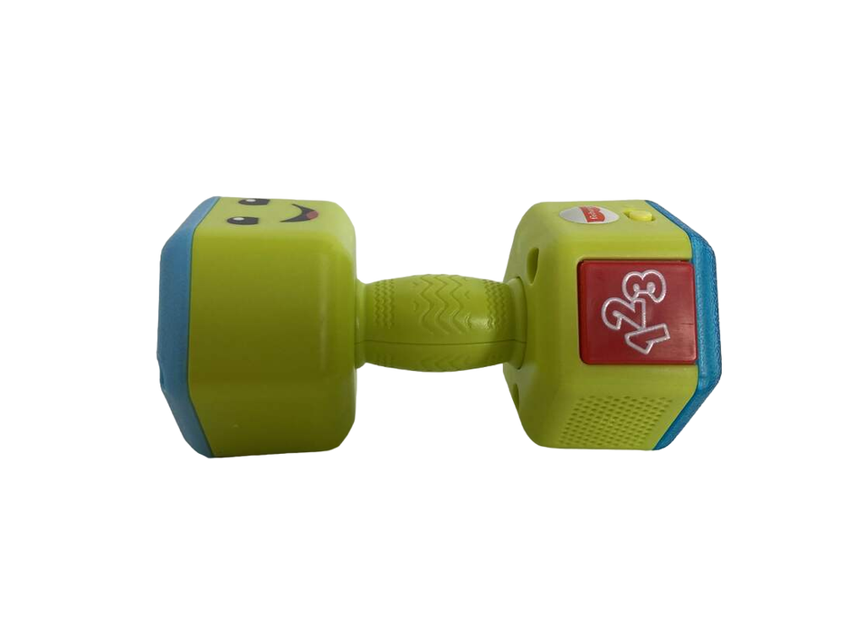 secondhand Fisher Price Laugh & Learn Countin' Reps Dumbbell