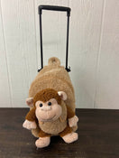 used Kreative Kids Plush Animal Roller Bag, Brown Monkey