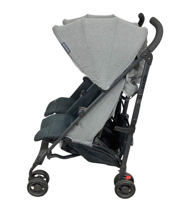 secondhand UPPAbaby G-Link V2 Double Stroller, 2022, Greyson (Charcoal Melange)