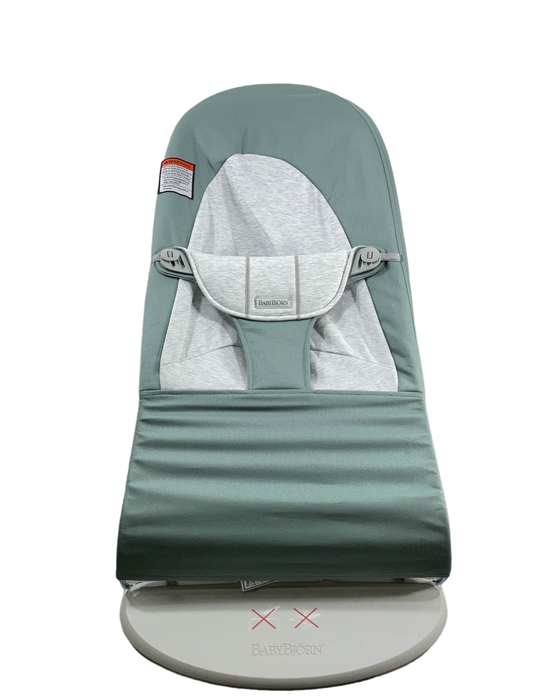 Shop BabyBjorn Bouncer Balance, Light Gray Frame, Light Sage/Gray at GoodBuy Gear