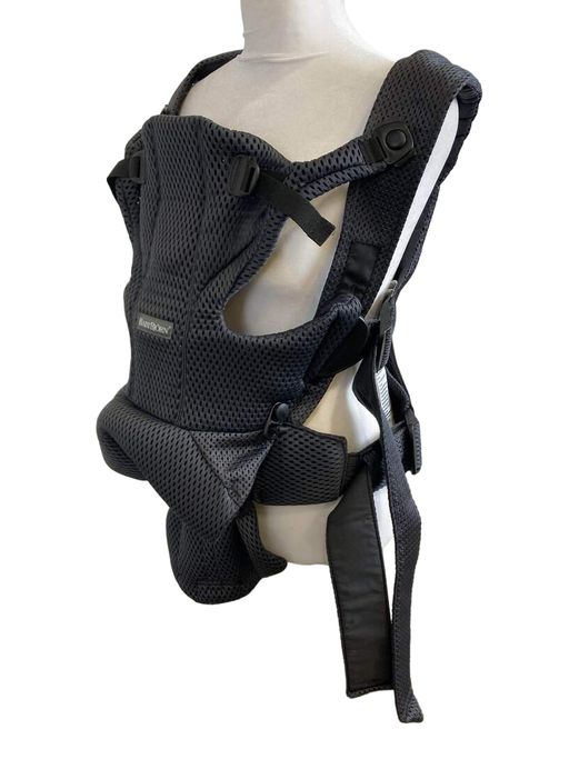 secondhand BabyBjorn Baby Carrier Free, Anthracite 3D Mesh