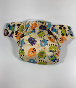 used Blueberry Basix Cloth Diaper, Medium