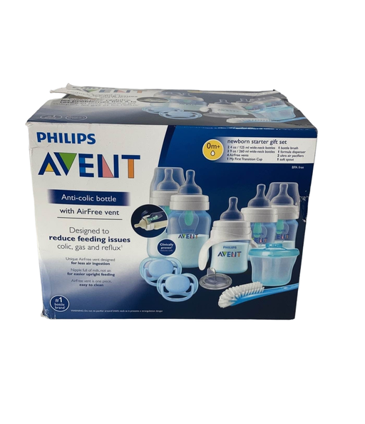 used Philips Avent Anti-Colic Baby Bottle With AirFree Vent Newborn Gift Set