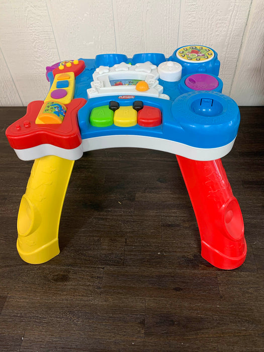 secondhand Playskool Rocktivity Sit To Stand Music Table