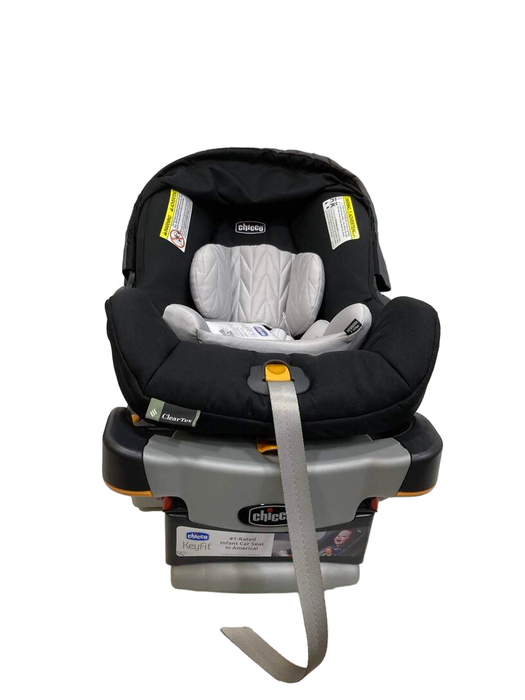 secondhand Chicco KeyFit 30 ClearTex Infant Car Seat, 2022, Pewter