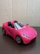 secondhand Barbie Glam Convertible, with a Barbie