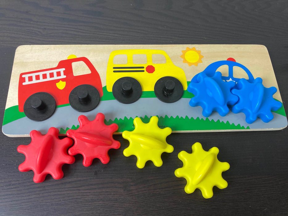 secondhand Melissa & Doug Gear Puzzle