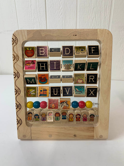 used B. Toys Wood Alphabet Abacus