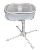 used Halo BassiNest Swivel Sleeper Essentia Series, Blue Ikat