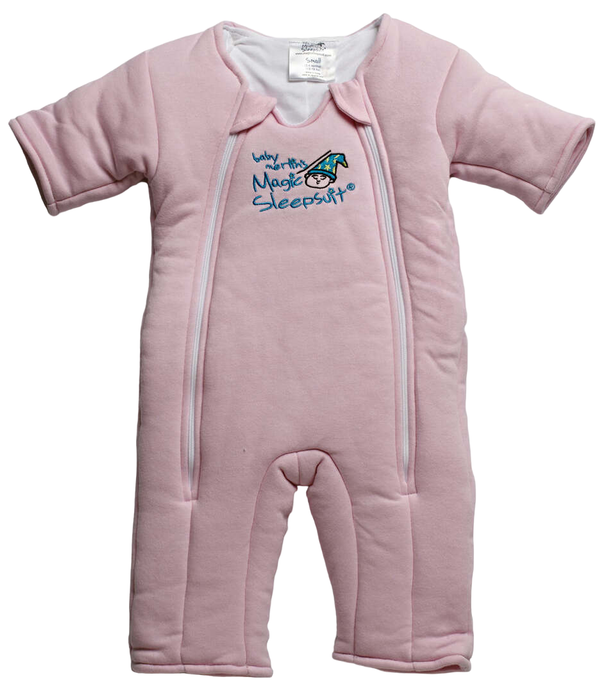 used Baby Merlin's Magic Sleepsuit, Large 6-9 Months, Cotton, Pink