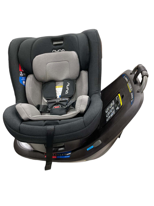 Nuna Revv Rotating Convertible Car Seat, 2022, Caviar