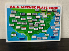 used Melissa & Doug USA License Plate Game