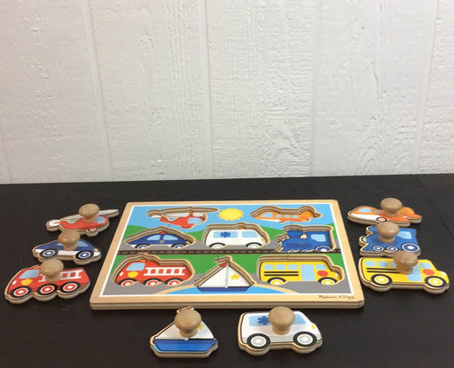 secondhand Melissa & Doug Jumbo Knob Puzzle