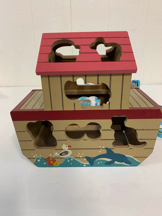 Melissa & Doug Noah’s Ark Wooden Shape Sorter