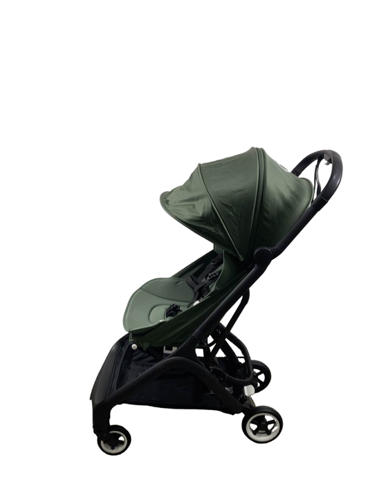 secondhand Bugaboo Butterfly Stroller, Forest Green, 2023