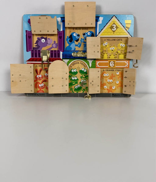 secondhand Melissa & Doug Latches Board