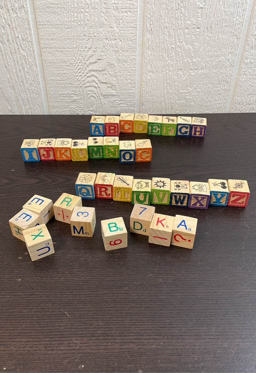 secondhand Alphabet Blocks