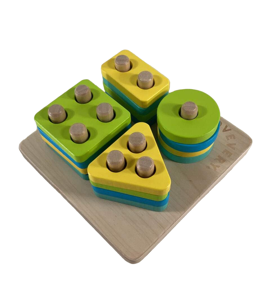 Col Stack Peg Design Lovevery Sort and Stack Peg Puzzle