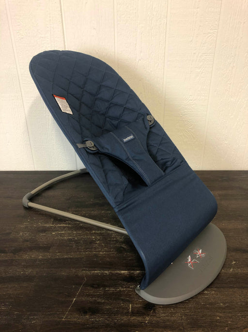 secondhand BabyBjorn Bouncer Bliss, Midnight Blue Cotton