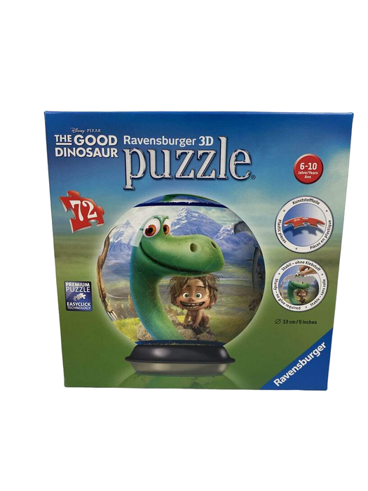 used Ravensburger The Good Dinosaur 3D Puzzle Ball, 72 Pieces