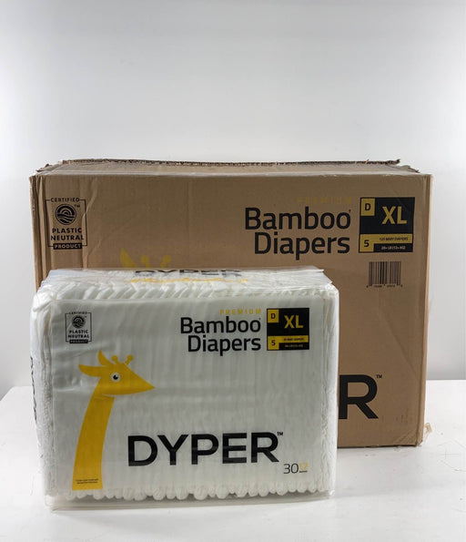 secondhand DYPER Bamboo Diapers, XL, 150 Count