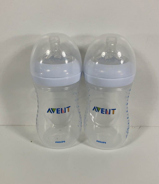 used Philips Avent Natural Baby Bottles, 9oz, 2-Pack, Clear